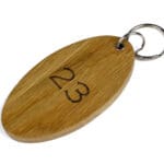 numbered hotel room key fob wholsale wooden tags