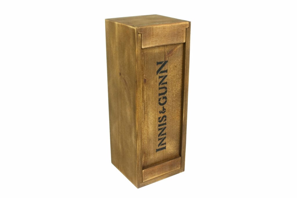 Rustic Crate Style Beer bottle packaging