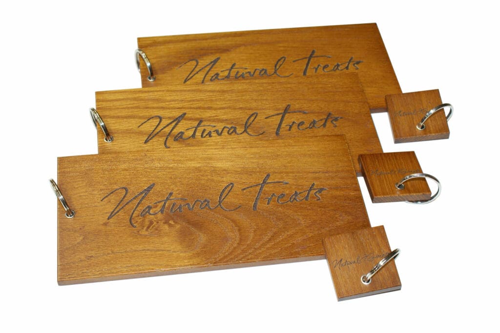 Wooden Keyring Fob for Hotel