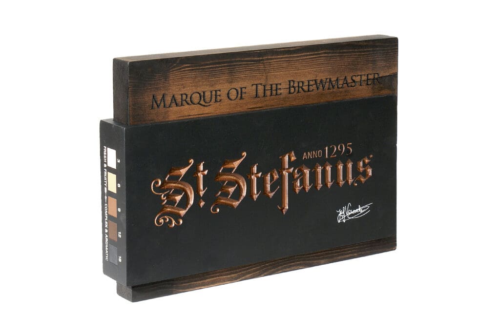 St Stefanus Bespoke Wooden Point of Sale Sign