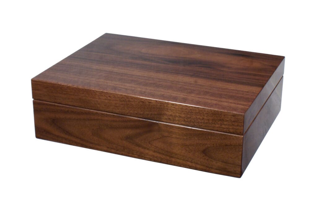 Wooden tea box for hotel room