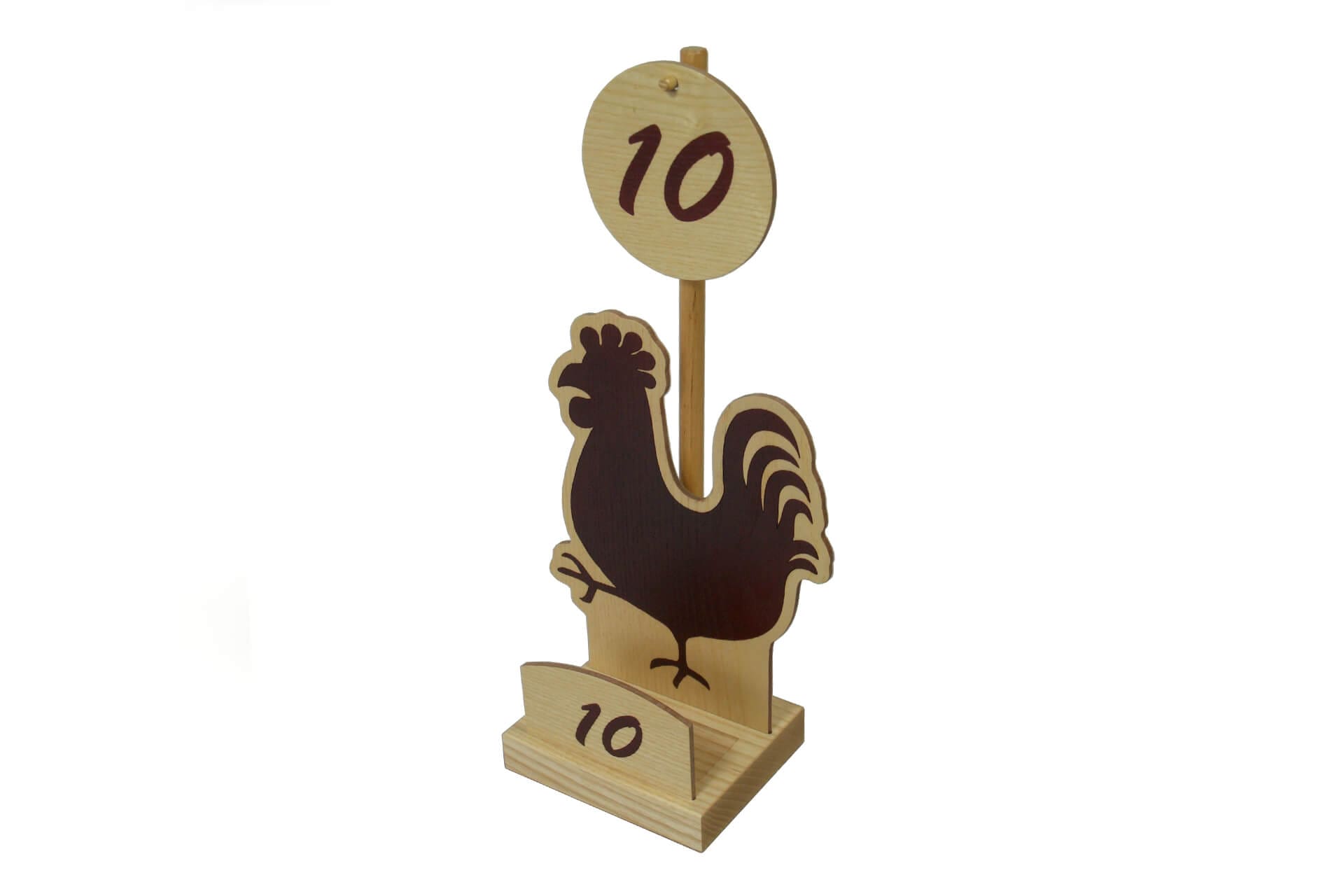 Wooden table numbers for restaurants and cafes MORAN'S