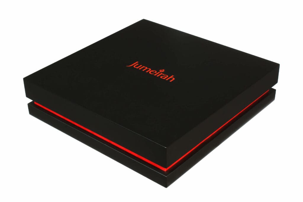 Luxury packaging boxes for Jumeirah hotel chain