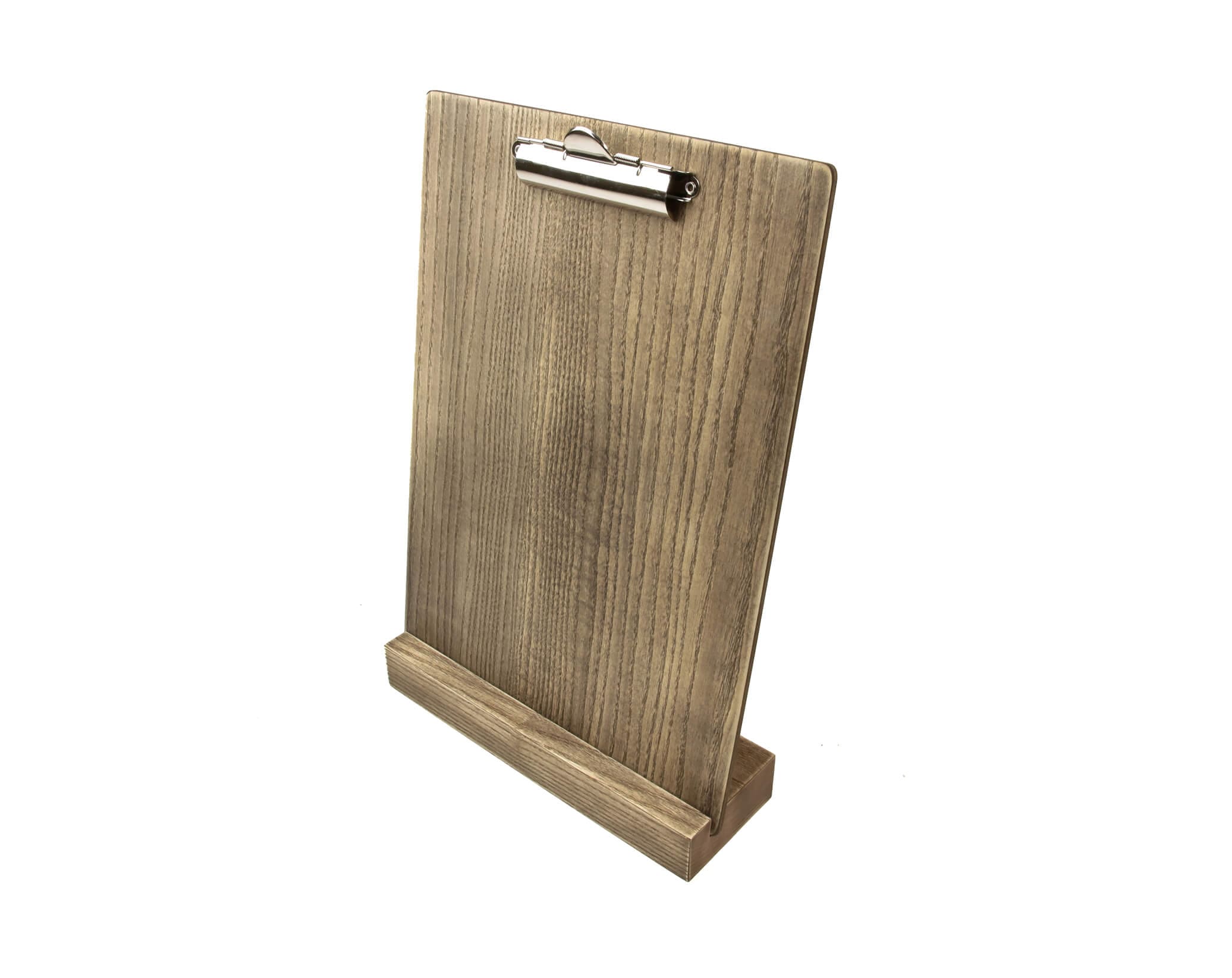 Wooden clipboard with stand
