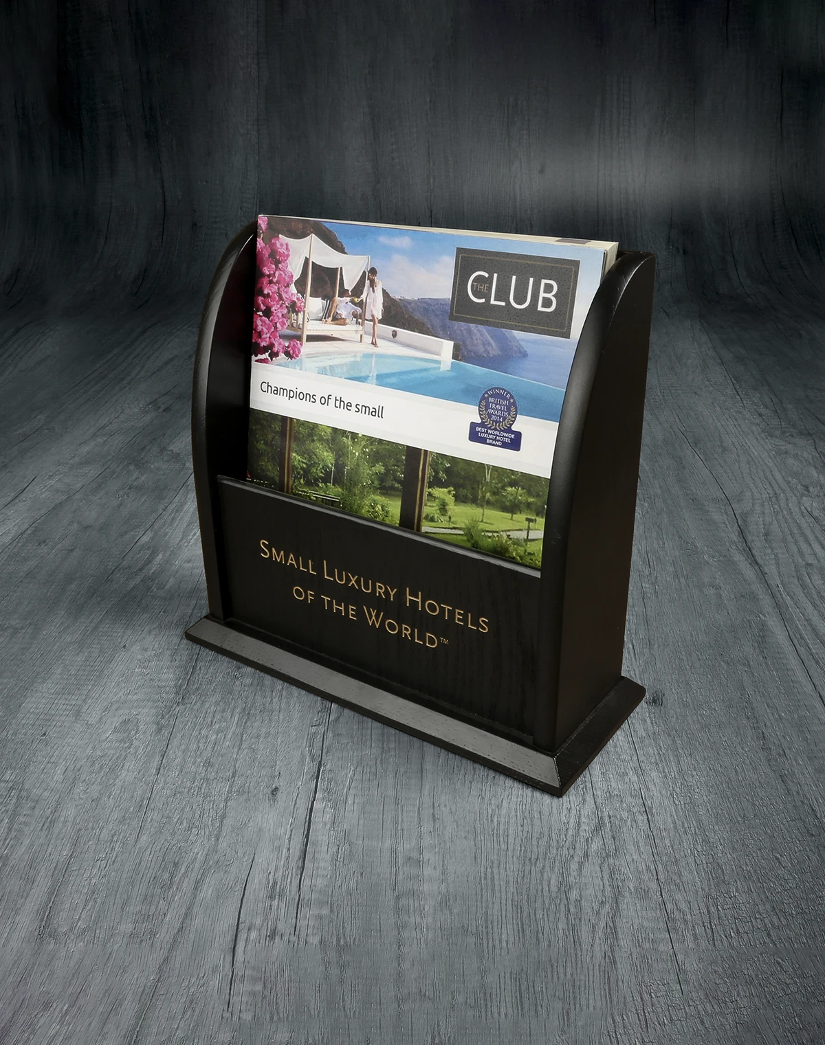 Luxury Hotel Wooden Leaflet Stand